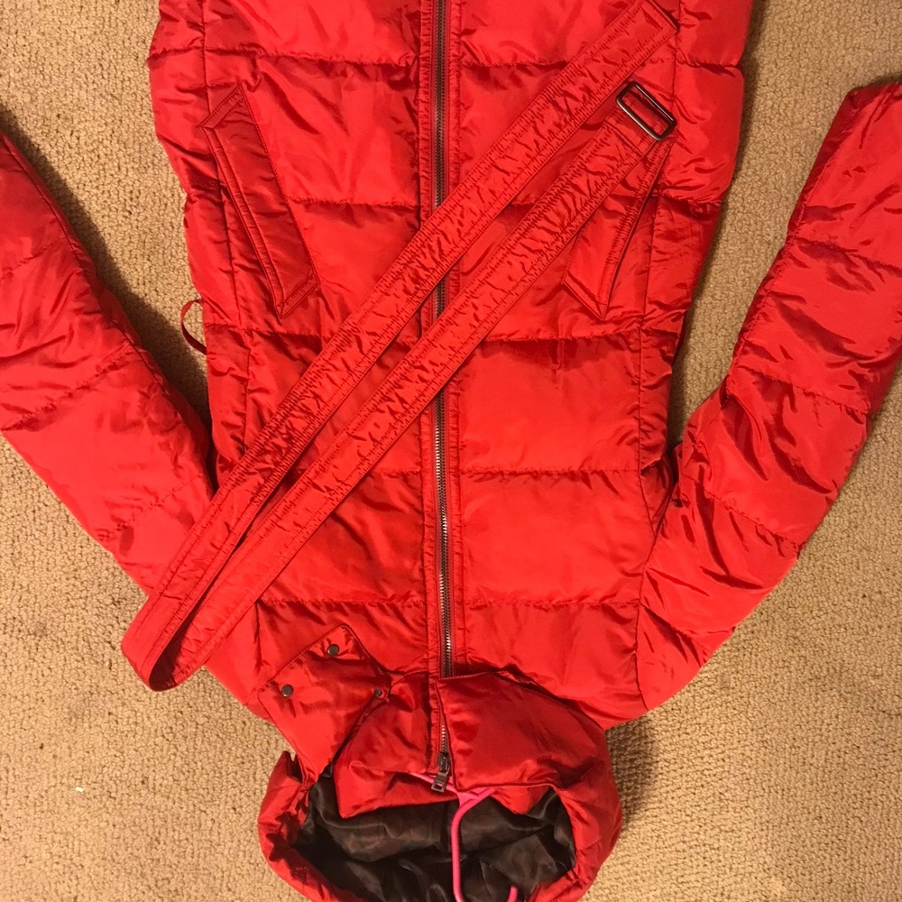 Coach short puffer jacket XS